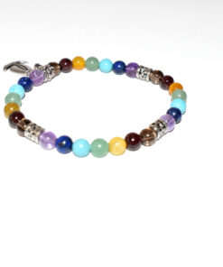 mode, bracelet, perle de gemmes,femme, lithothérapie