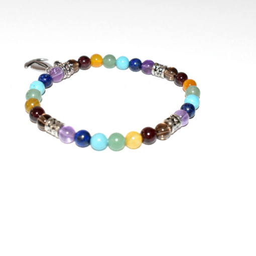 mode, bracelet, perle de gemmes,femme, lithothérapie