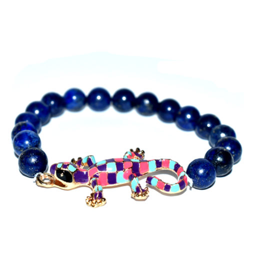 Bracelet de créateur originale perles semi-précieuses